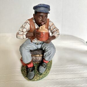 1990 “Jug Man” Duncan Royale Ebony Series African American Black Man Figure Man